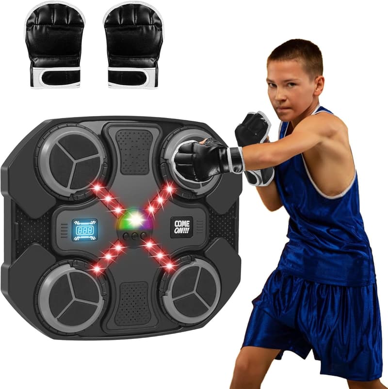 Bluetooth Music Punching Target for Kids - Wall Mounted Sports Toy