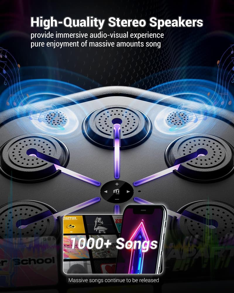 Smart Music Punching Machine with APP Control - Wall Mount Boxing Equipment