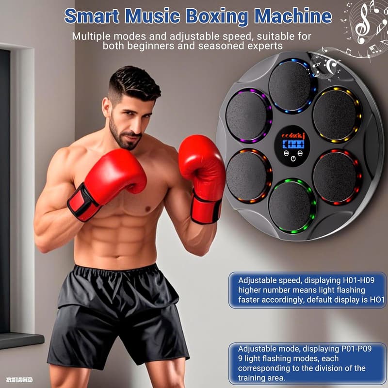 Music Boxing Training Wall Pad for Adults and Teens