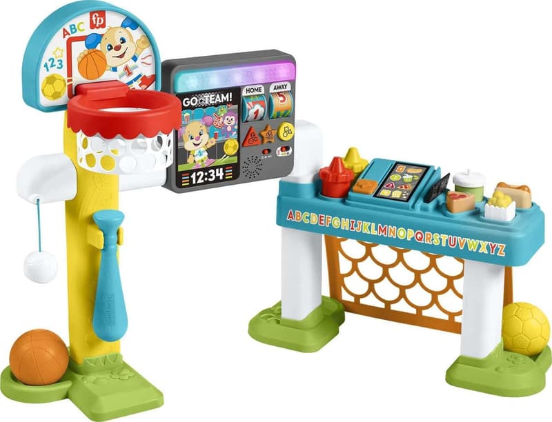 Fisher-Price 4-in-1 Sports Activity Center for Toddlers 9+ Months