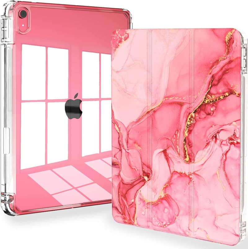 Slim Pink Marble Case for iPad 11