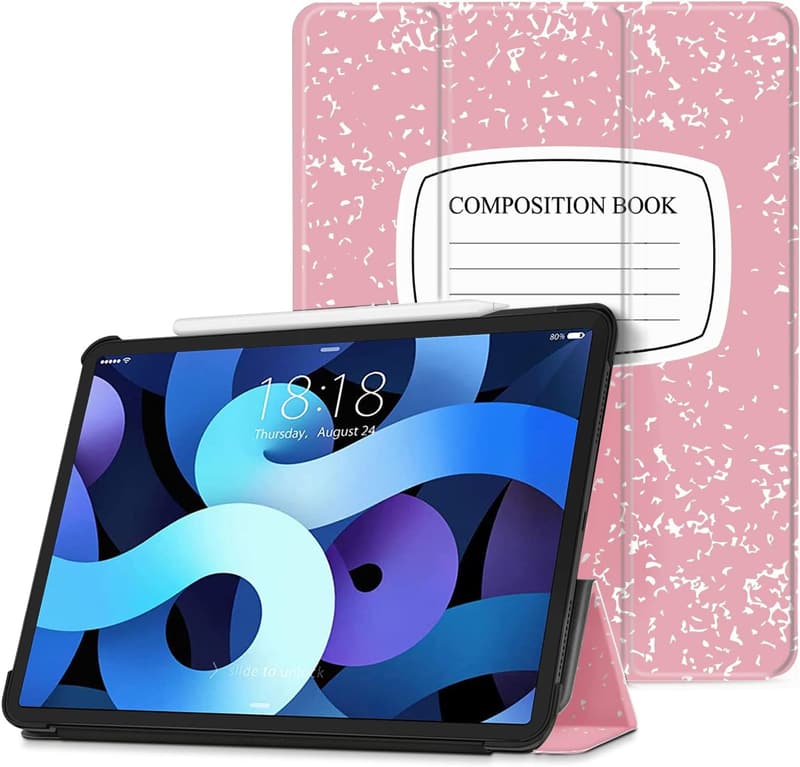 Pink Composition Book Case for iPad Air 11