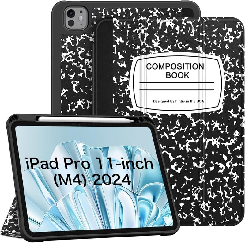 iPad Pro 11-Inch SlimShell Case with Built-in Pencil Holder