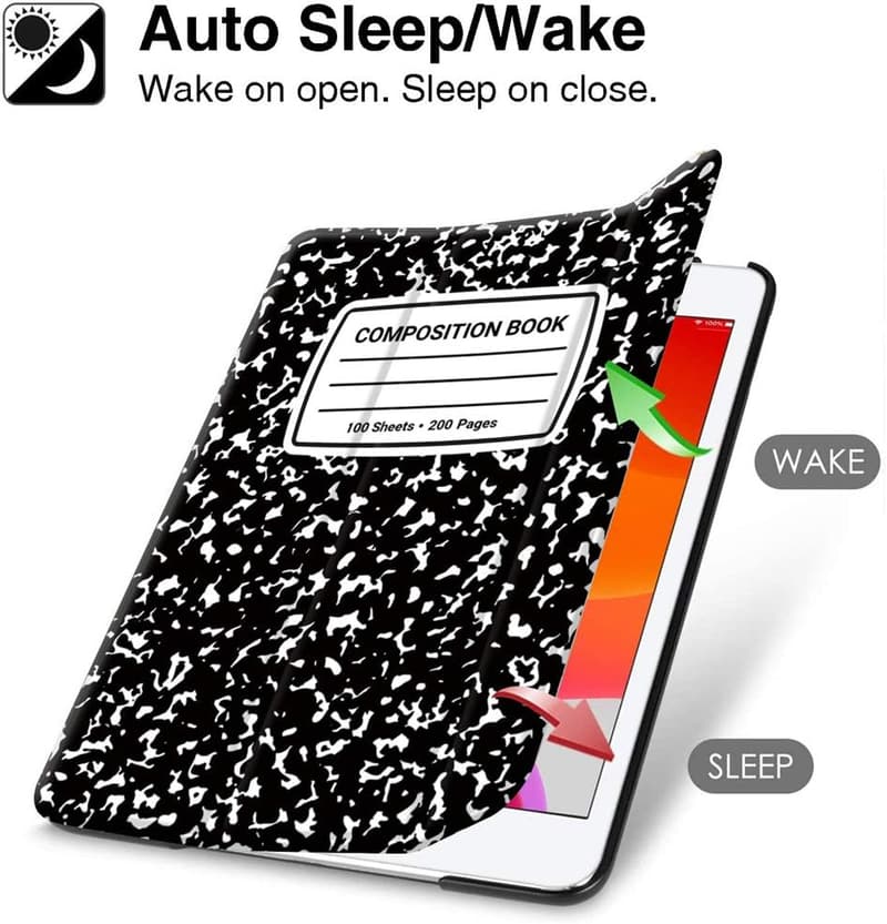 iPad 10.2 (9th/8th/7th Gen) Trifold Protective Case with Pencil Holder