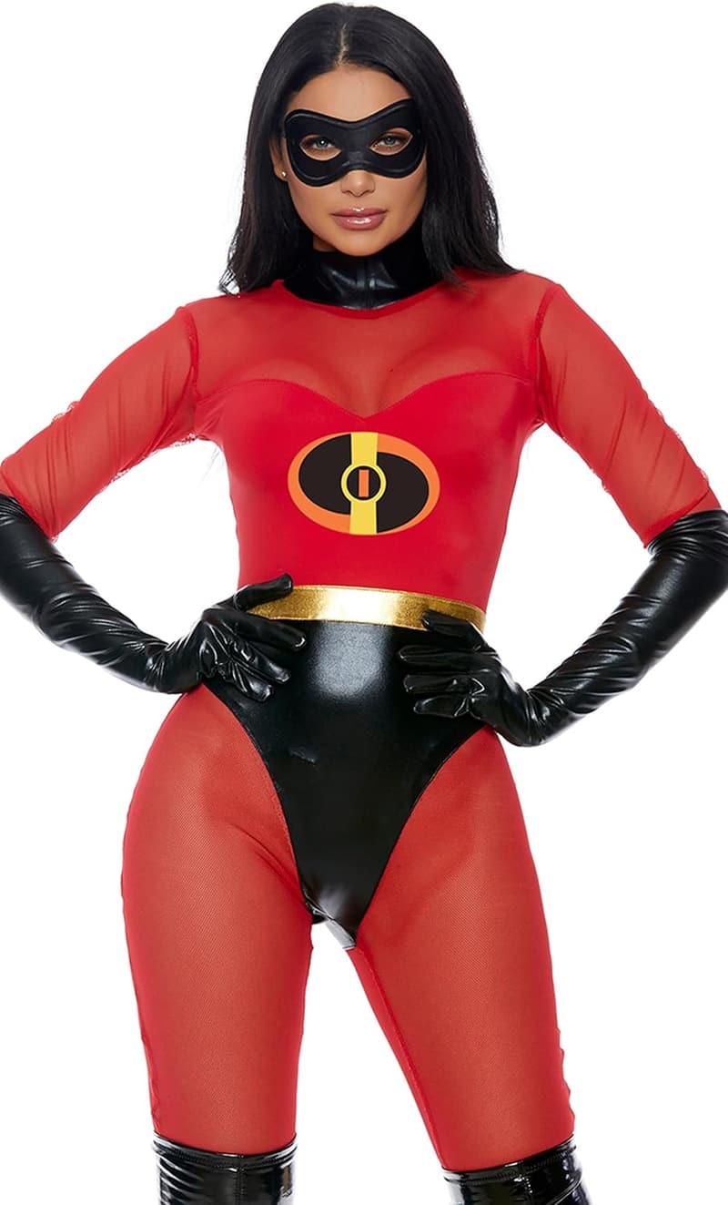 Red Women's Superhero Costume – Forplay Adult Size XS-XL
