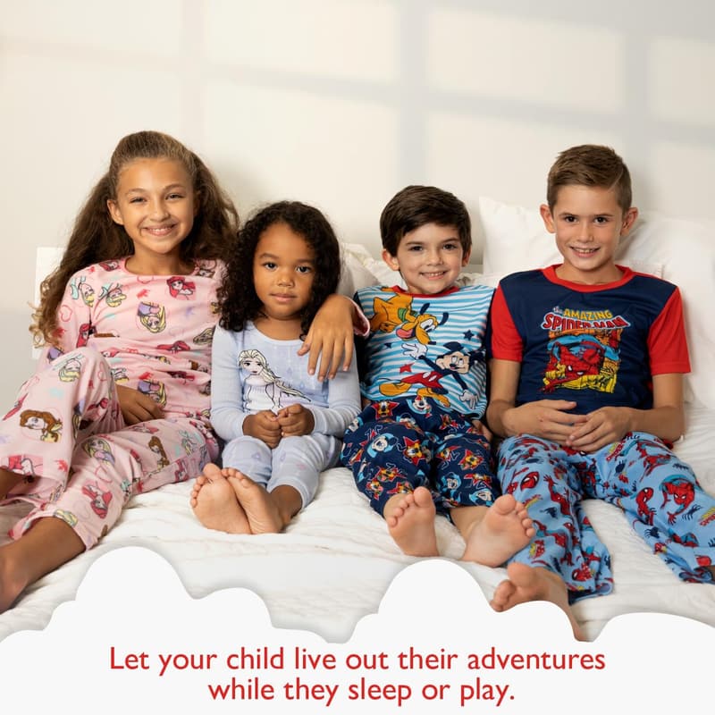 Kids' Cute Cotton Pajama Set - Soft Snug Fit
