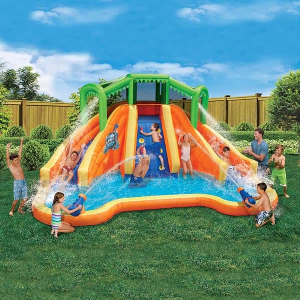 Inflatable Outdoor Water Slide Splash Toy for Backyard Fun