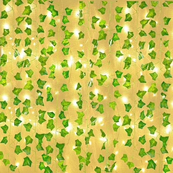 32 Ft LED Artificial Ivy Garland for Indoor & Outdoor Decor