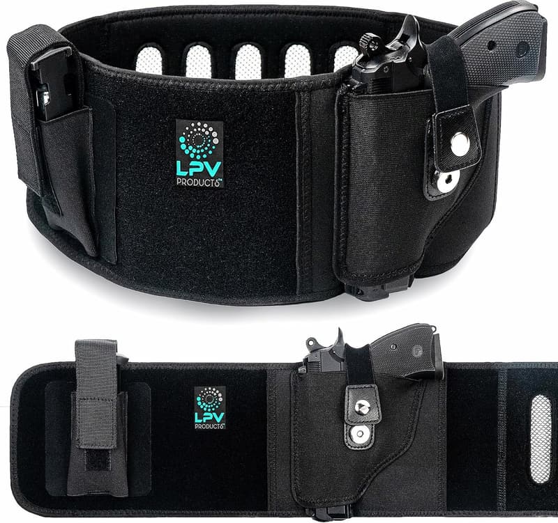 Deep Concealment Belly Band Holster | Magnetic Retention, Military-Grade