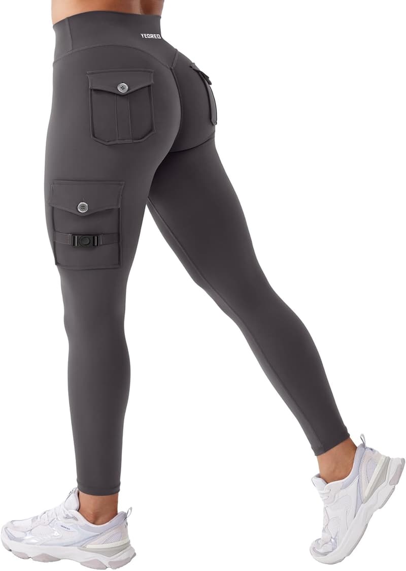 CoreFlex Women's Scrunch Butt Lifting Workout Leggings with Pockets