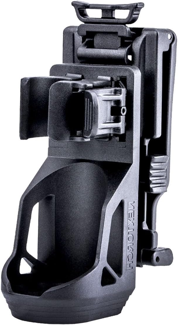 Tactical Flashlight Holster with Lever Lock - Fits 1