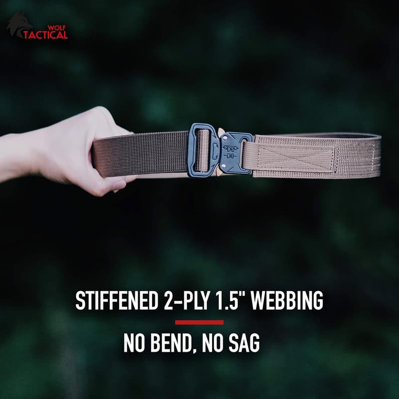 Heavy Duty Tactical 1.5” EDC Quick-Release Gun Belt