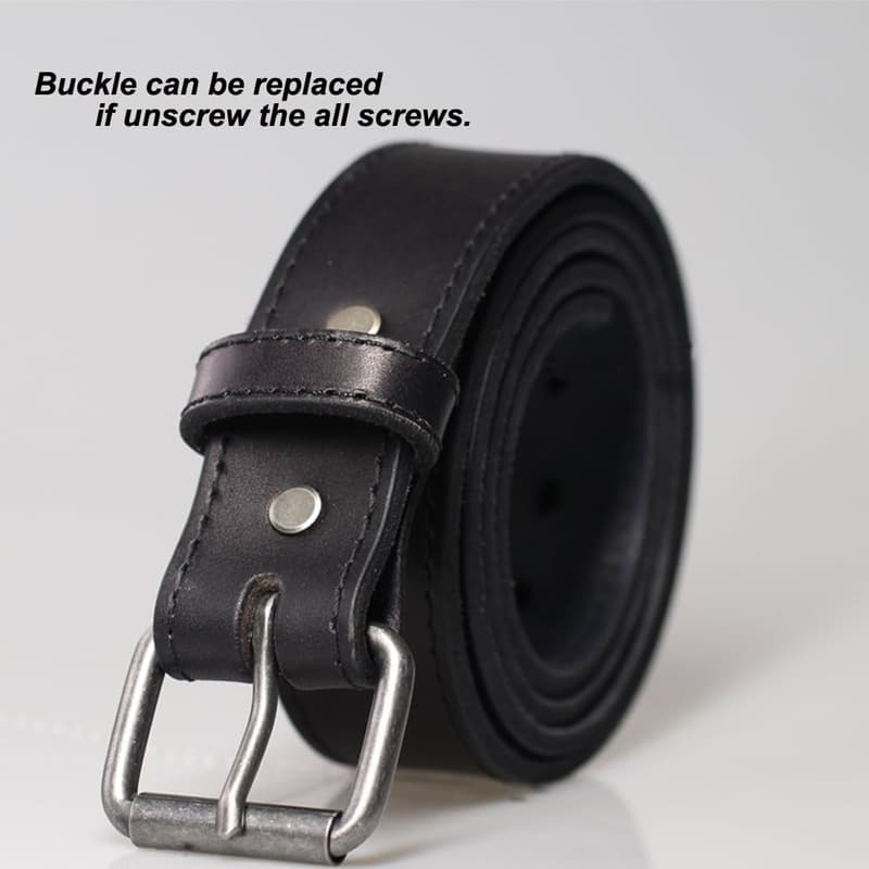 Full Grain Leather Gun Belt for Concealed Carry