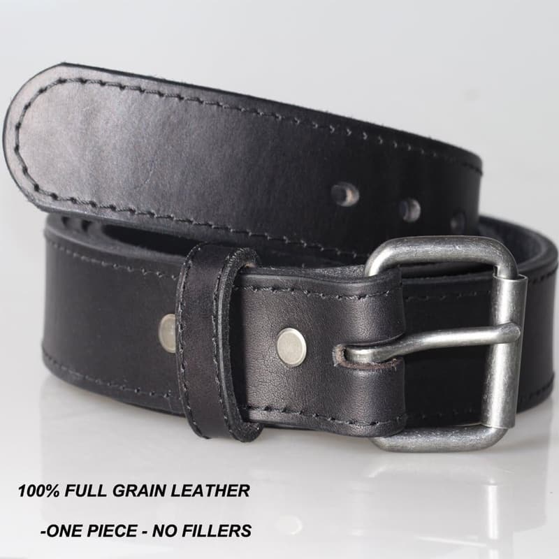 Full Grain Leather Gun Belt for Concealed Carry