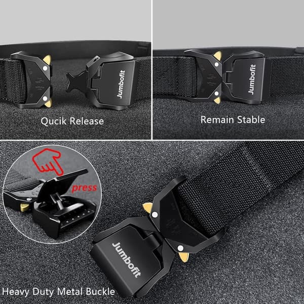 Men's & Women's Tactical Nylon Belt with Quick-Release Buckle