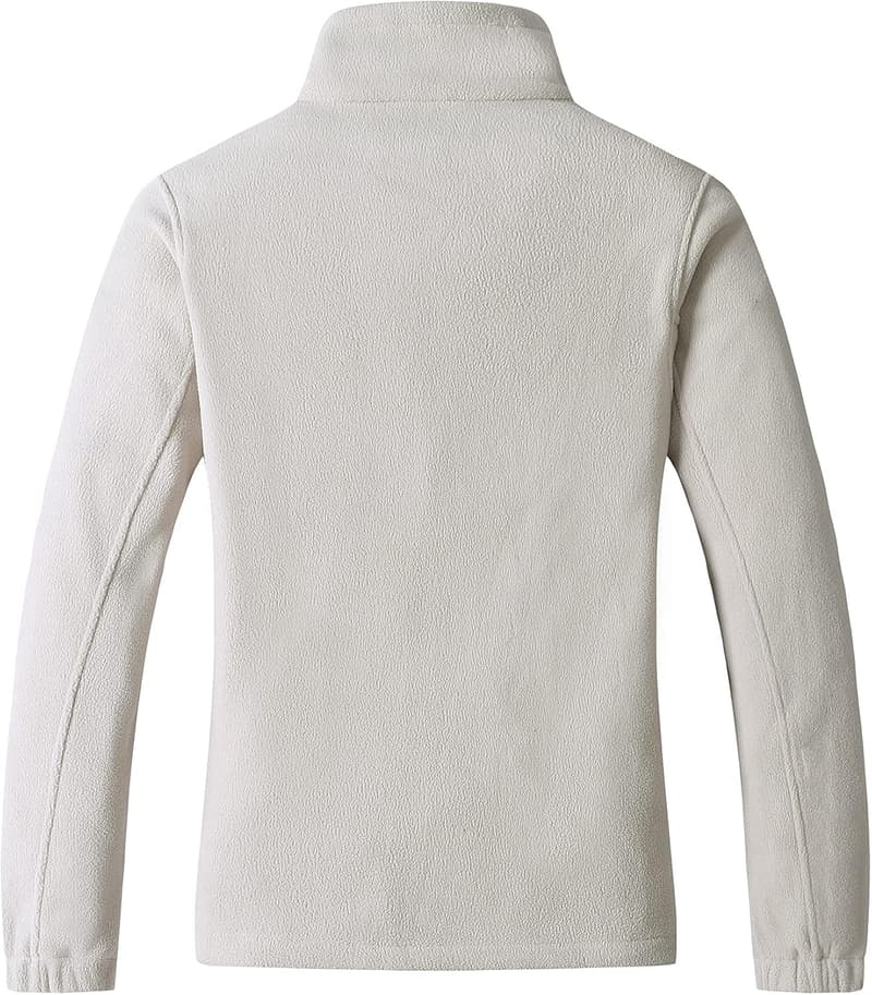 Women's Lightweight Polar Fleece Jacket with Zipper Pockets