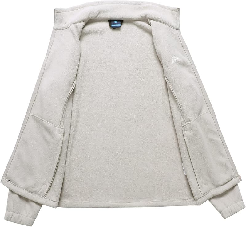 Women's Lightweight Polar Fleece Jacket with Zipper Pockets