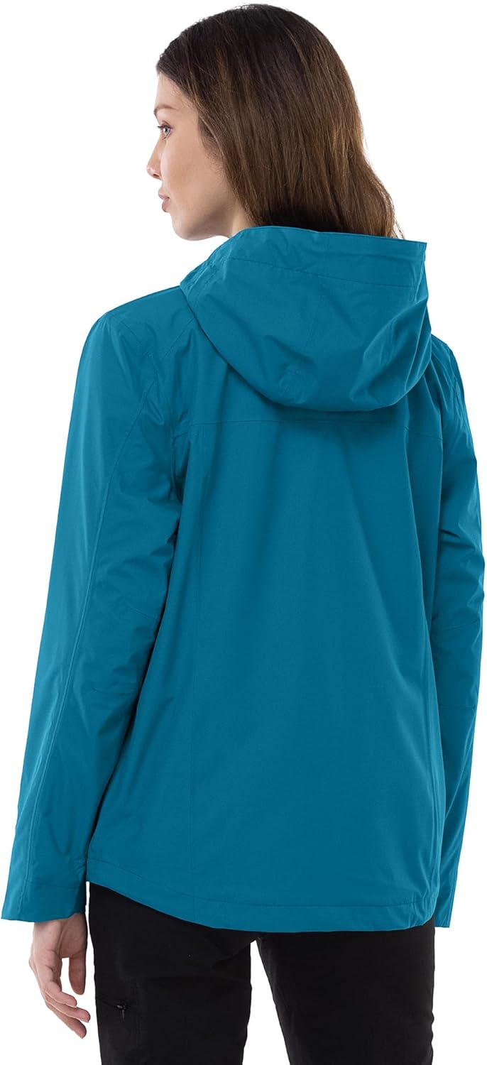 Women's Packable Waterproof Rain Jacket for Outdoor Cycling