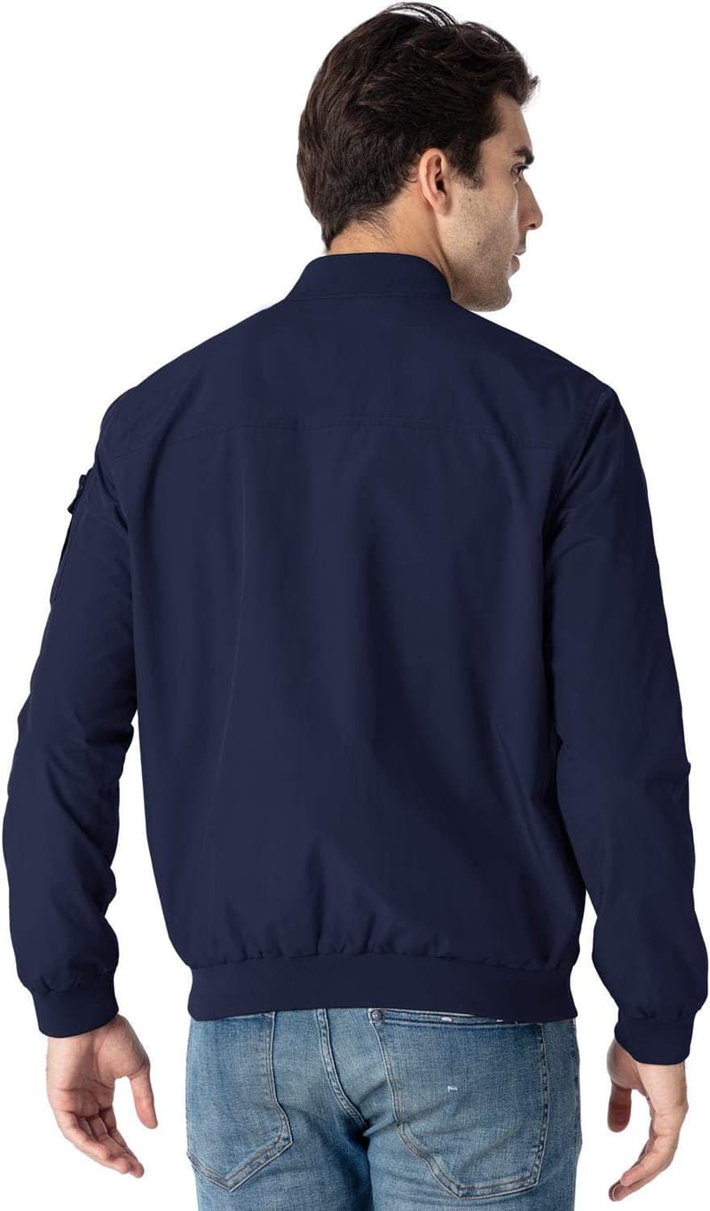 Men's Lightweight Bomber Jacket - Casual Stylish Windbreaker