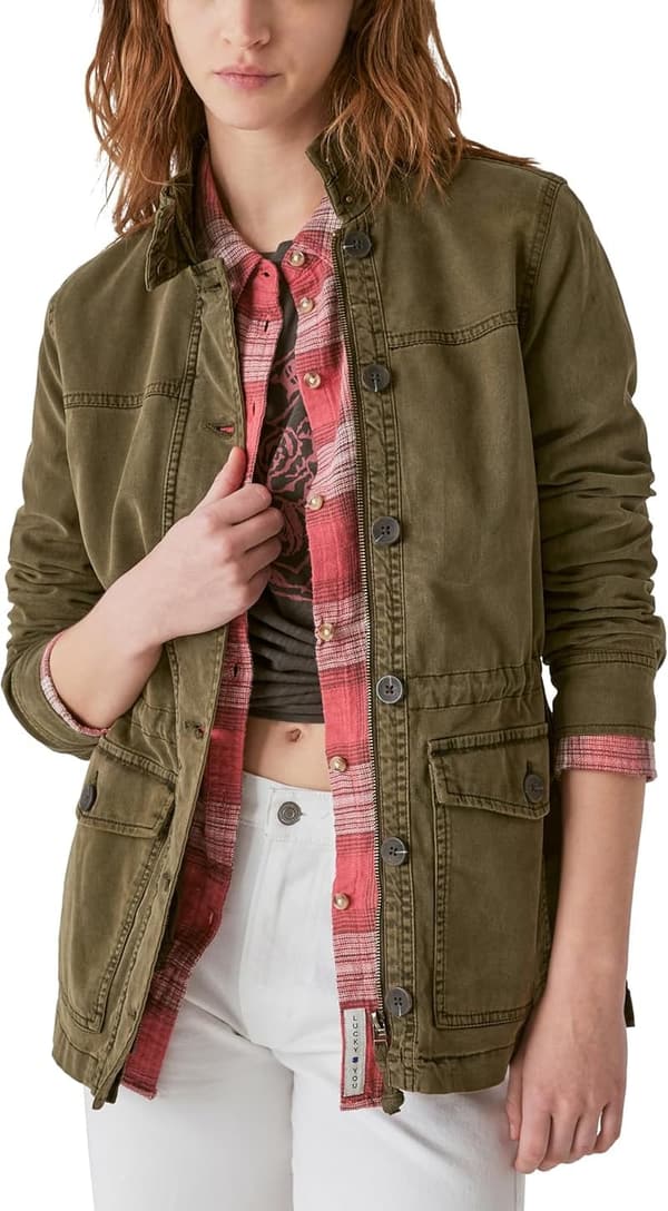Women's Utility Jacket with Two Pockets - Lucky Brand