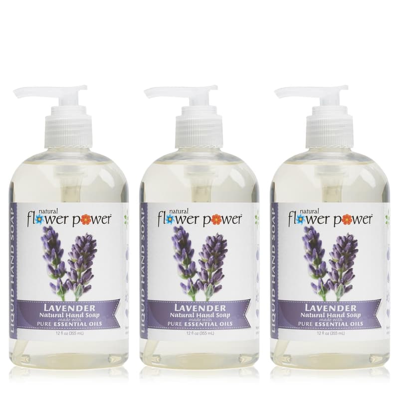 Lavender Moisturizing Hand Soap with Aloe Vera - 12 Fl Oz (Pack of 3)