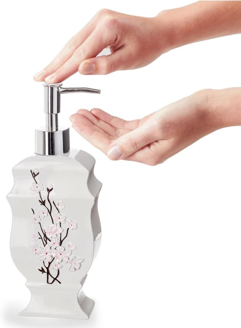 Modern Cherry Blossom Soap Dispenser - Hand Lotion Pump