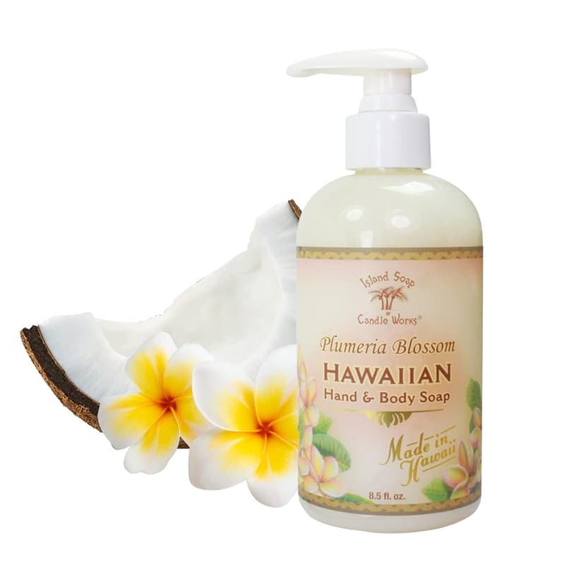 Vegan Plumeria Liquid Hand Soap - Luxury Skincare Gift