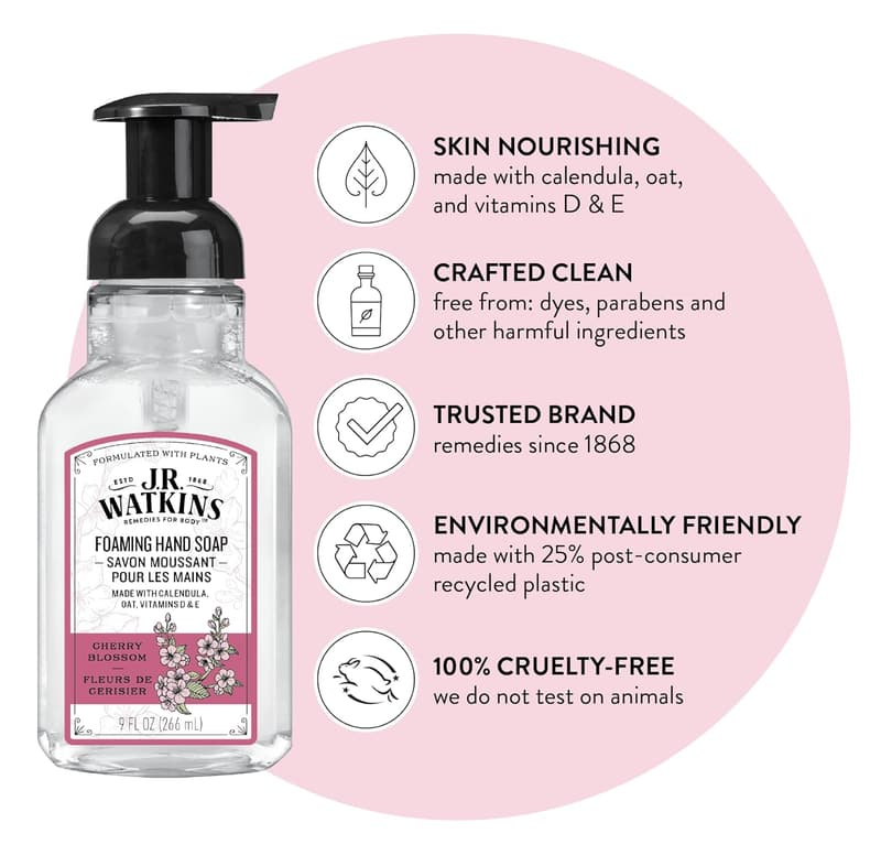 Moisturizing Cherry Blossom Foaming Hand Soap - 9 fl oz, 3 Pack