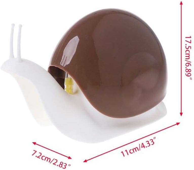 Brown 120ML Cute Snail Soap Dispenser for Kitchen & Bathroom