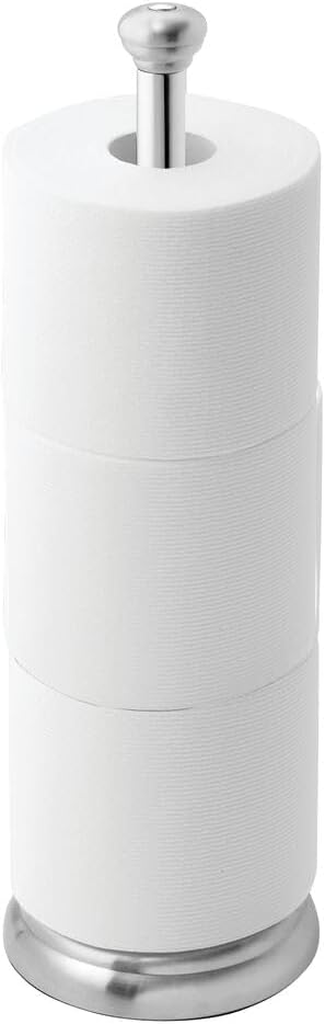York Collection Brushed Stainless Steel Toilet Paper Holder