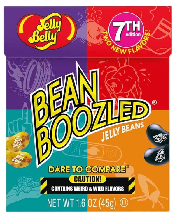 BeanBoozled 7th Edition Jelly Beans Party Favors, 1.6 oz Pack of 4