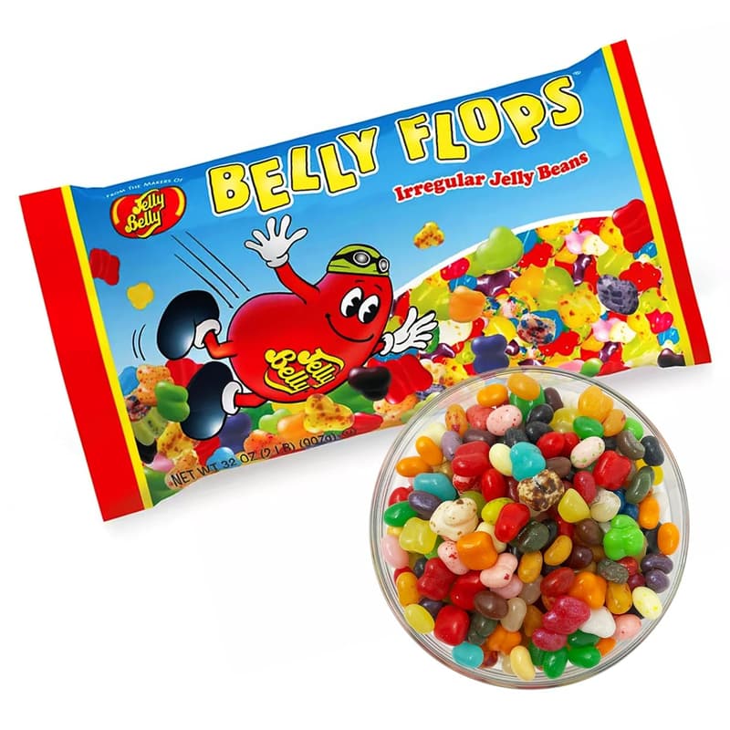 Jelly Belly Belly Flops Bulk Candy Treats - 2lb Party Pack
