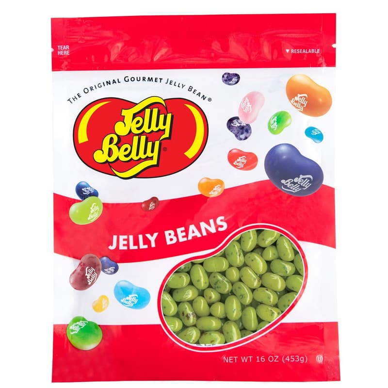 Jelly Belly Juicy Pear Jelly Beans - 1 lb Resealable Bag