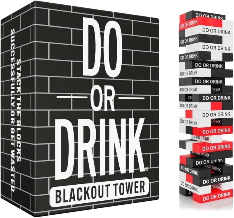 Blackout Tower Drinking Game for Adults - Fun Party Activity