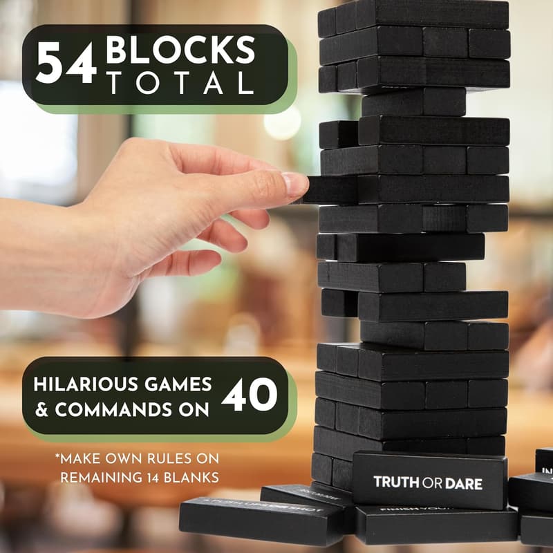 Hilarious Adult Drinking Game - 54 Blocks Party Starter