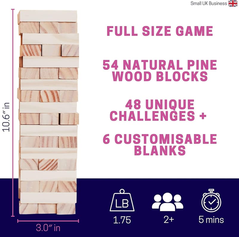 Adult Drinking Game – 54 Blocks Party Fun
