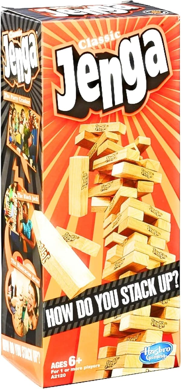 Classic Jenga Stacking Game for 1 or More Players