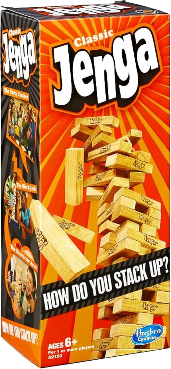 Classic Jenga Stacking Game for 1 or More Players