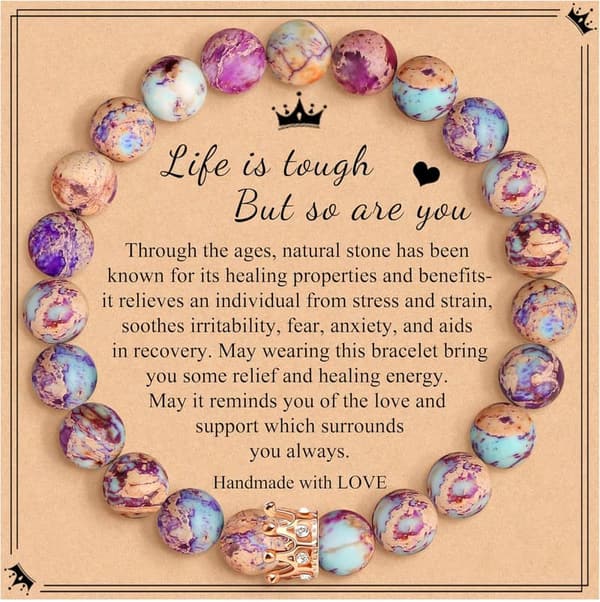 Friendship Gift: Healing Stone Crown for Women