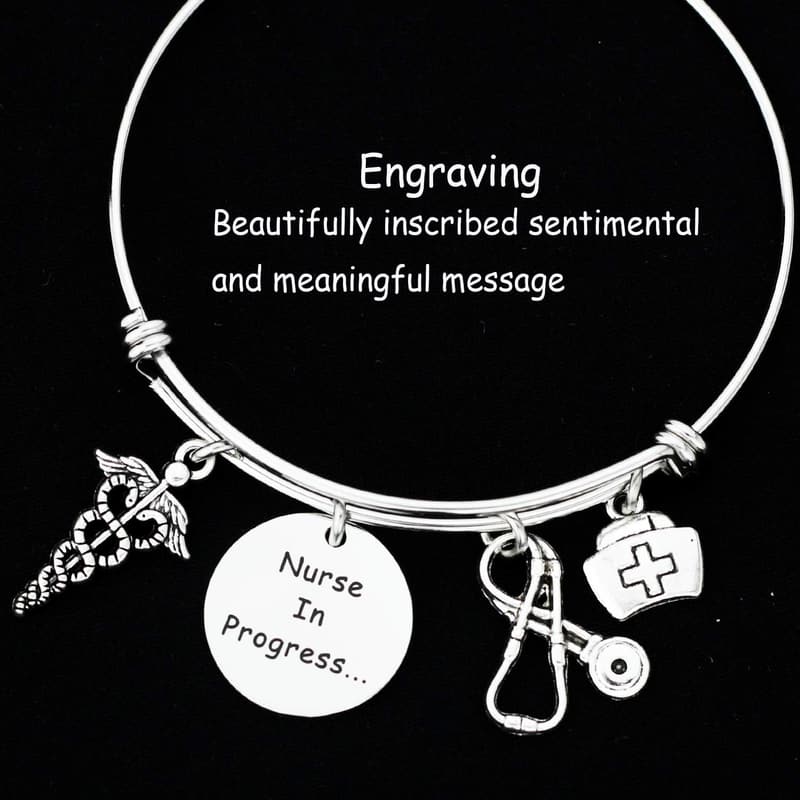 Nursing Student Progress Bracelet - Future Nurse Gift