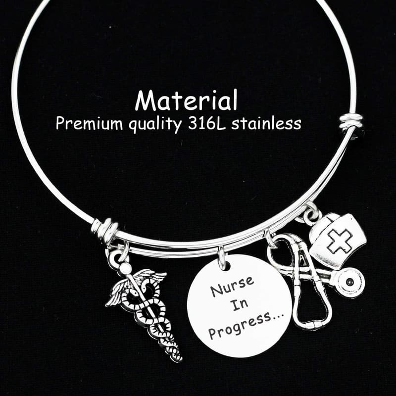 Nursing Student Progress Bracelet - Future Nurse Gift