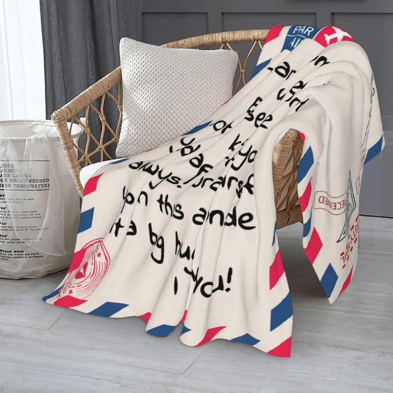 Super Soft Flannel Throw Blanket for Mom's Birthday