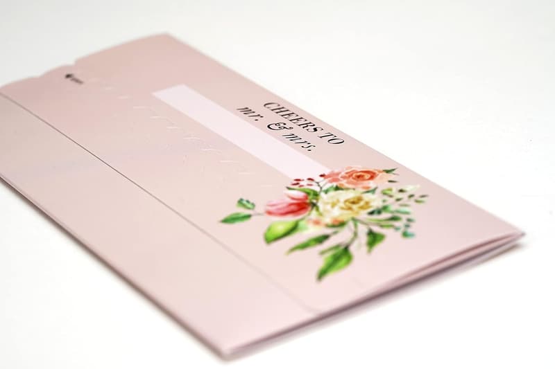 Wedding Card | Zip-Open Money Holder for Cash & Gift Cards