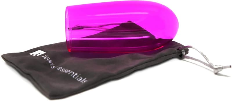 Jewish Wedding Breaking Glass Set in Velvet Bag (Pink)