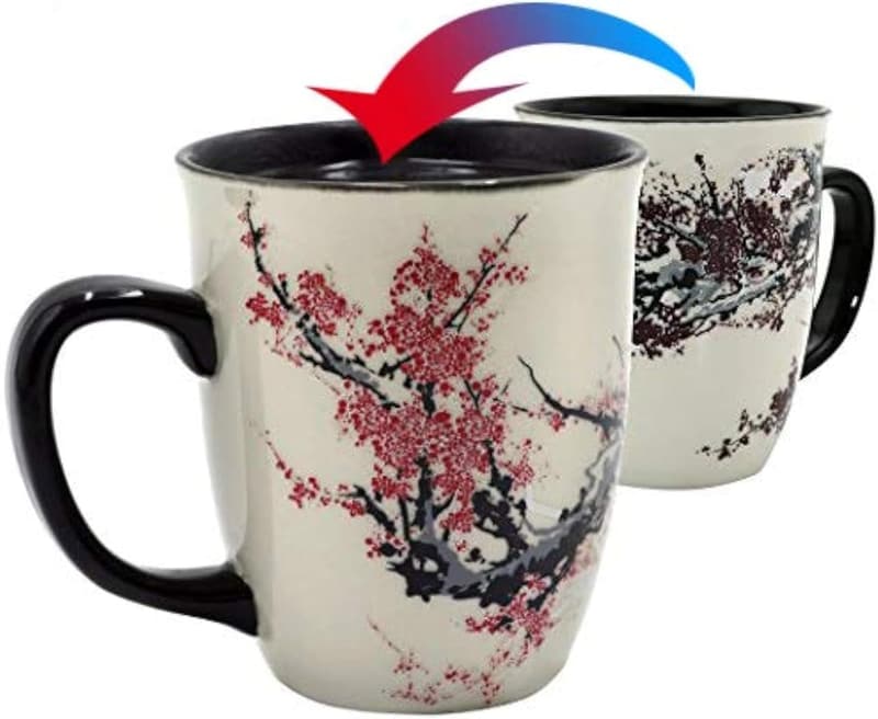 Heat Sensitive Color Changing Mug - 16oz Plum Blossom for Mom