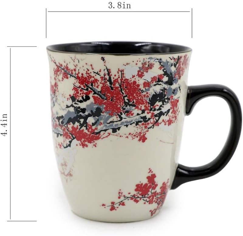Heat Sensitive Color Changing Mug - 16oz Plum Blossom for Mom