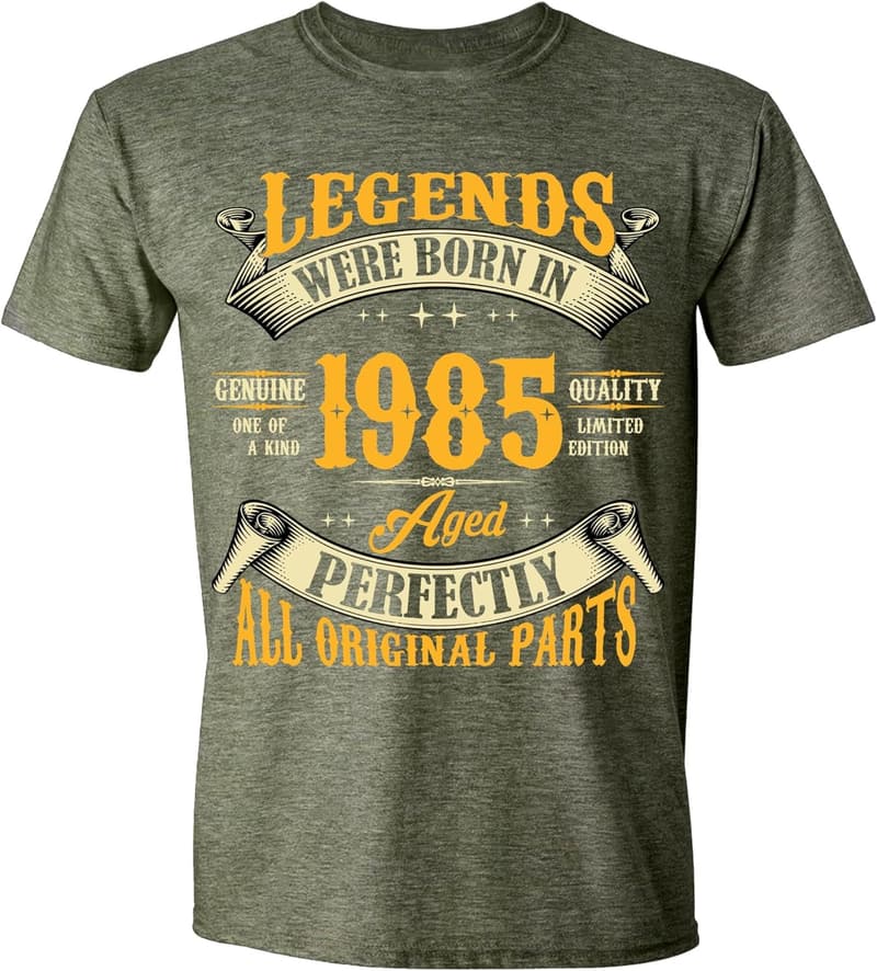 1985 Vintage Men's Birthday Shirt - 40th Birthday Gift
