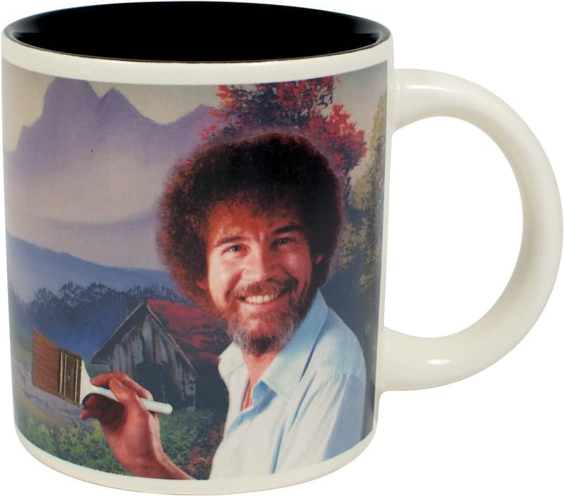 Bob Ross Heat Changing Mug - Fun Gift Box with Scene Reveal