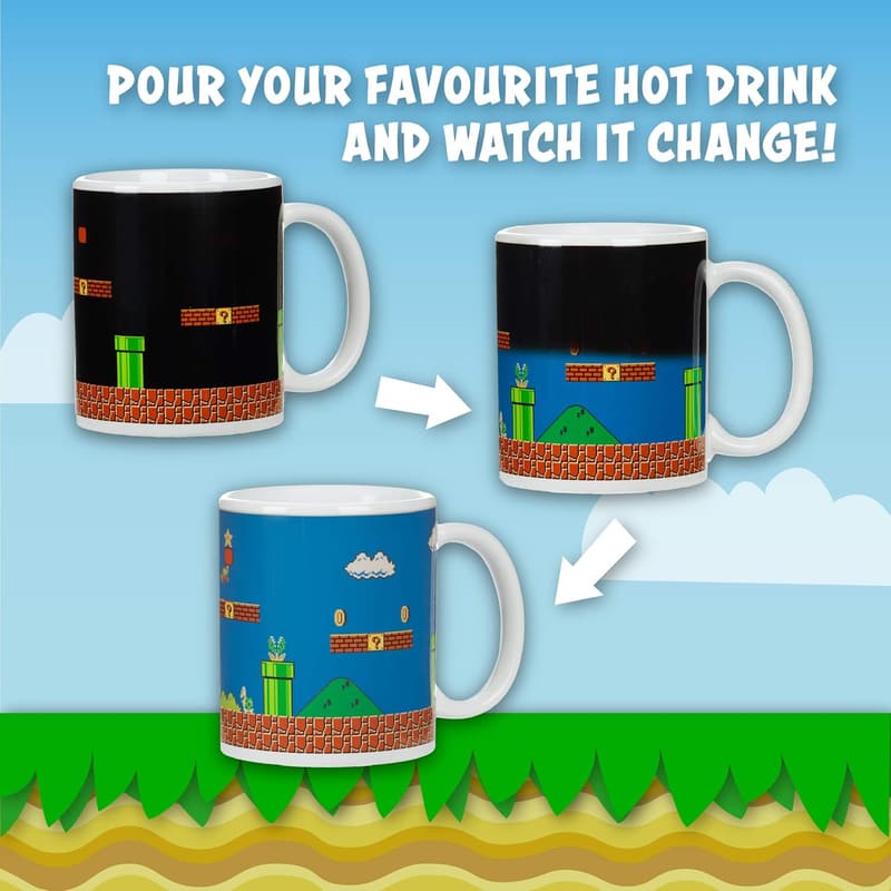 Super Mario Brothers Heat Changing Coffee Mug - Collector's Edition