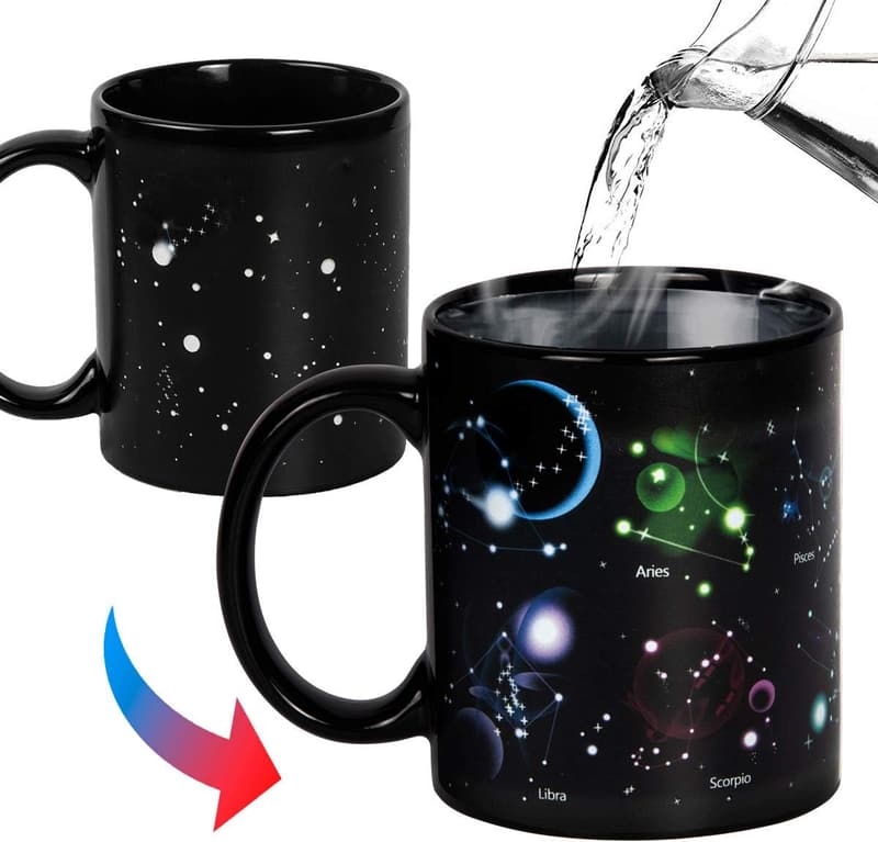 Magical Heat Changing Constellation Mug - 12 oz Novelty Gift